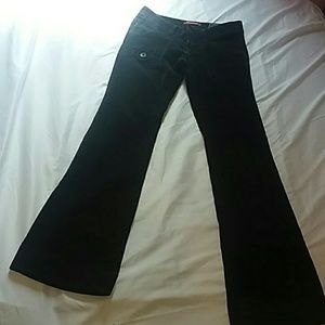 UNIONBAY black corduroy flare jeans